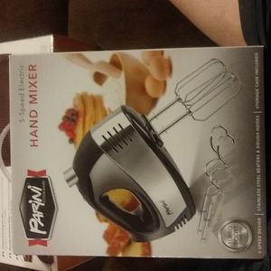 Parini 5-speed hand mixer NWT